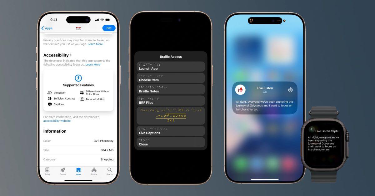 Увеличитель для Mac, ярлыки App Store и другое Компания Apple представила новые функции доступности для своей будущей операционной системы iOS 19