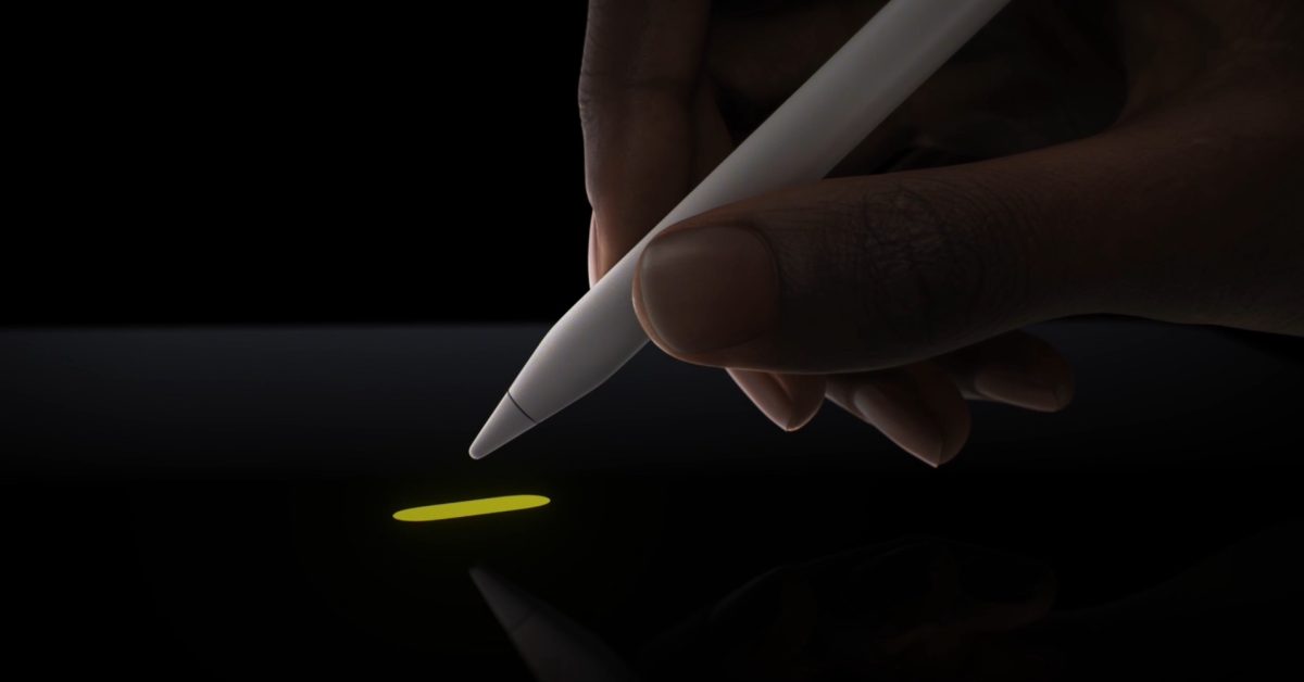 Apple запатентовала Apple Pencil с трекболом, который работает практически на любой поверхности