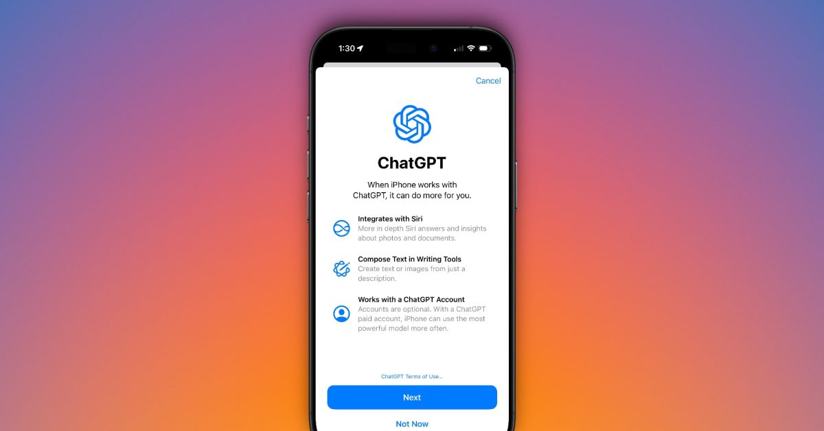 ChatGPT в Apple Intelligence перейдет на GPT-5 осенью