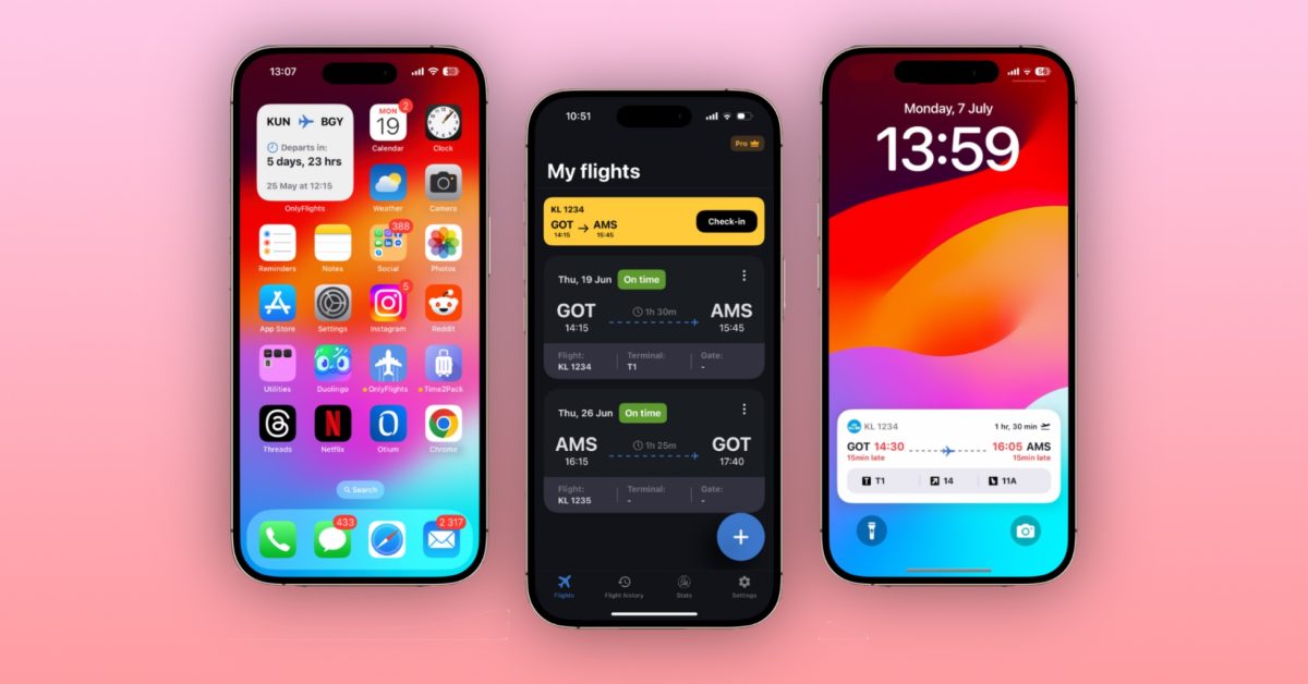 Инди-приложение в центре внимания: «OnlyFlights» — простой трекер авиарейсов для iPhone