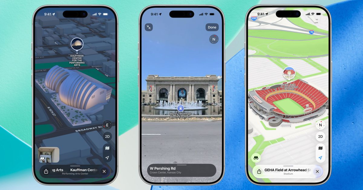 Apple Maps запускает функции «Обзор» и «Подробные карты городов» в Канзас-Сити