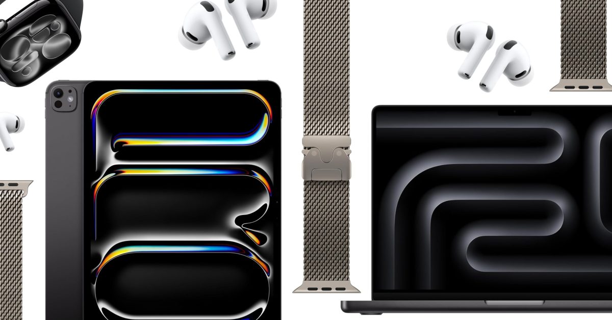 Скидки: AirPods Pro 3, MacBook Pro с M5 дешевле на $300, iPad Pro с M5 — до $340, Milanese Loop и другое