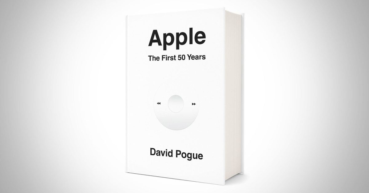 Дэвид Пог демонстрирует первые страницы будущей книги «Apple: Первые 50 лет».