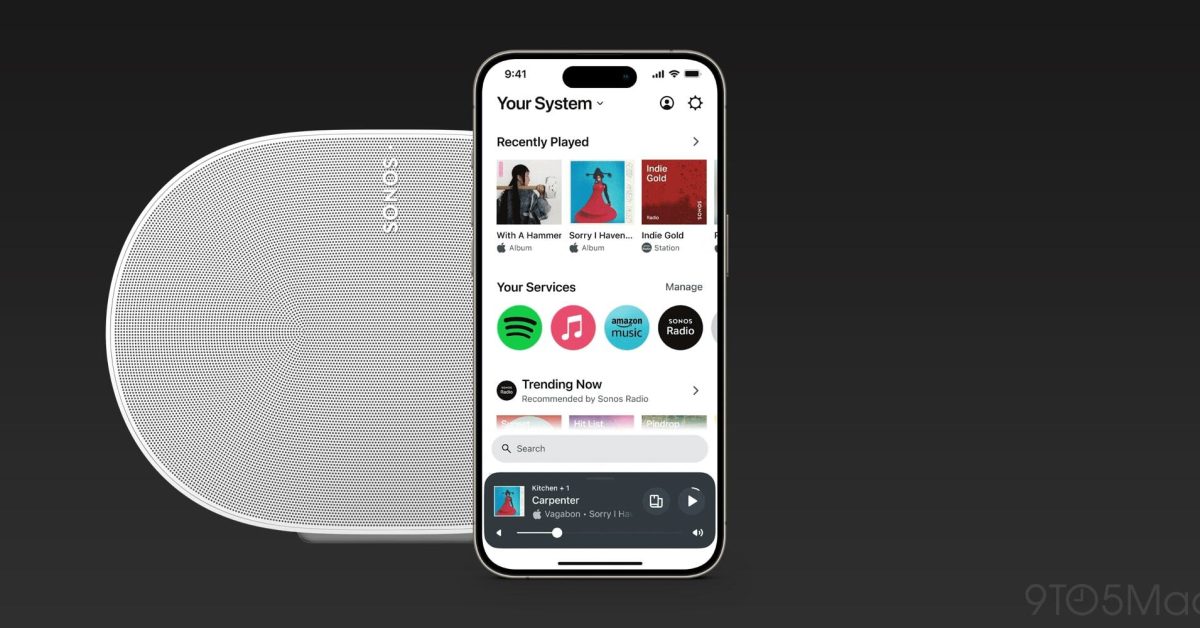 Sonos устраняет главное препятствие для iOS с новой функцией Live Activities.