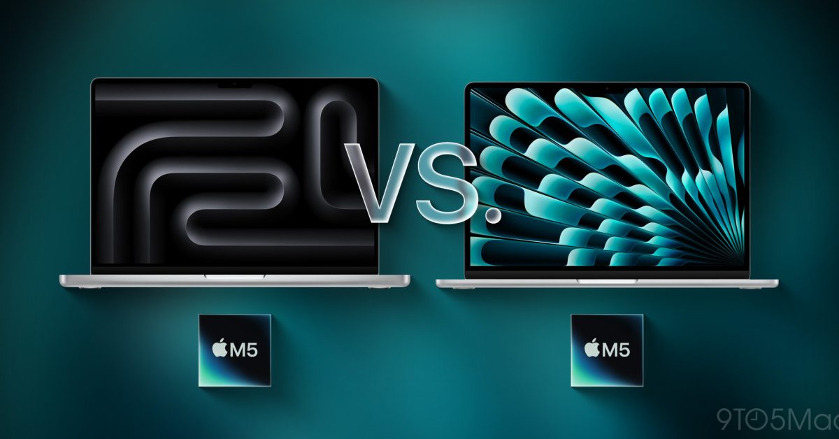 Сравнение 14-дюймового MacBook Pro и 13-дюймового MacBook Air на чипе M5: за что платить 600 долларов?