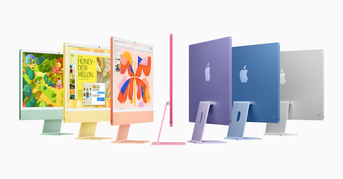 Apple планирует выпустить iMac в новых цветах в этом году