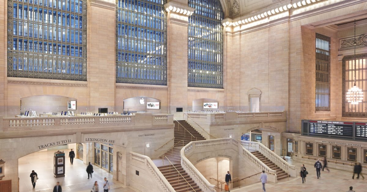 Магазин Apple Grand Central в Нью-Йорке временно закрыт из-за особого мероприятия.