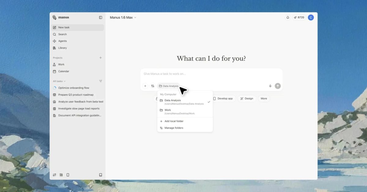 Meta Manus запускает «Мой компьютер»: превратите ваш Mac в AI-агента