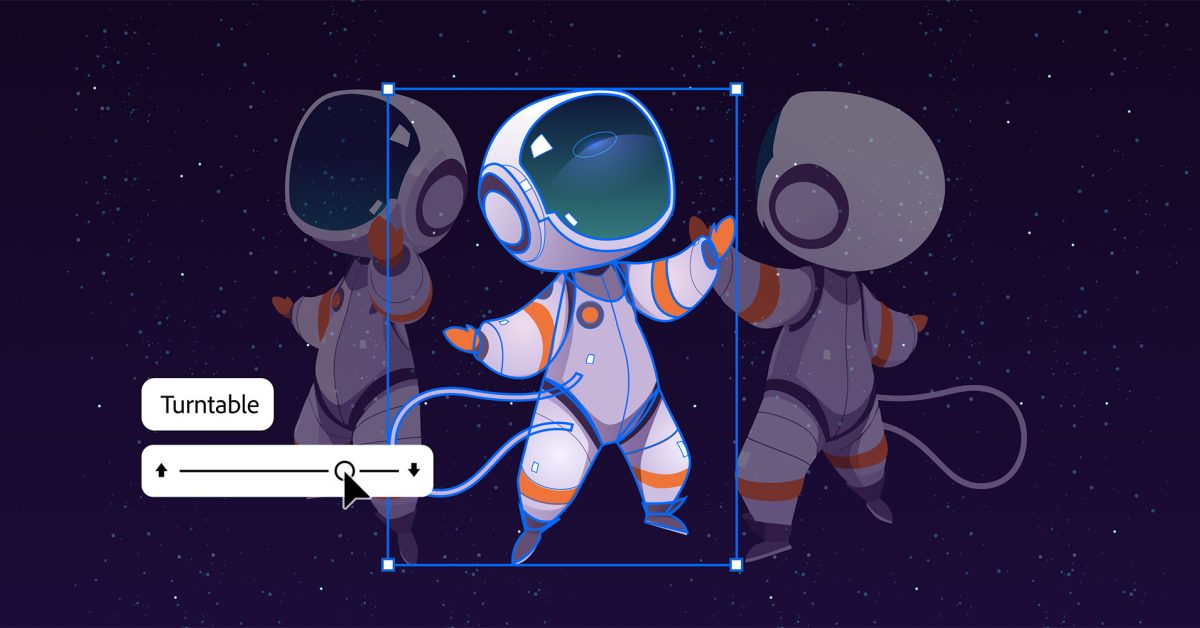 Adobe Illustrator теперь позволяет вращать 2D-векторы в 3D-пространстве