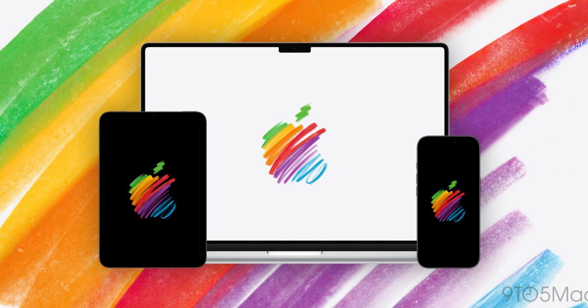 Скачайте обои «Apple в 50 лет» для iPhone, iPad и Mac