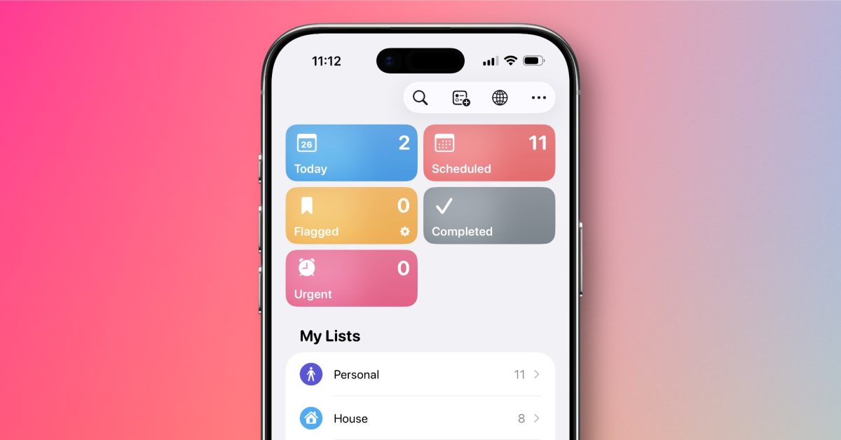 iOS 26.4 упрощает использование лучшей новой функции «Напоминаний» от Apple
