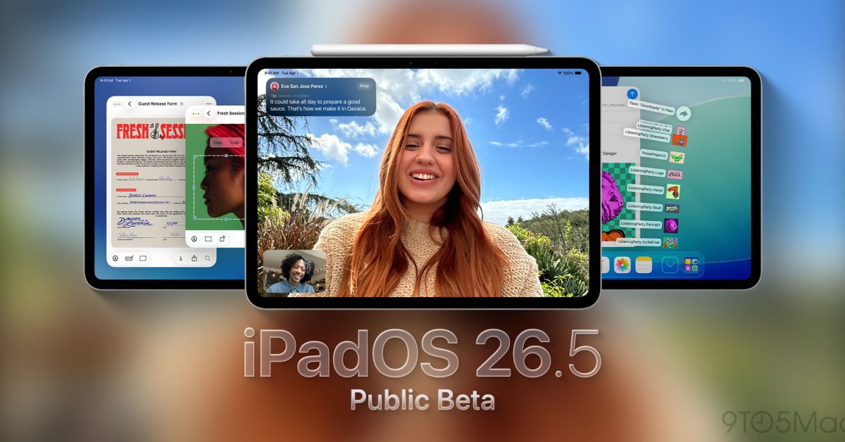 Apple выпустила публичные бета-версии iPadOS 26.5, watchOS 26.5 и других систем