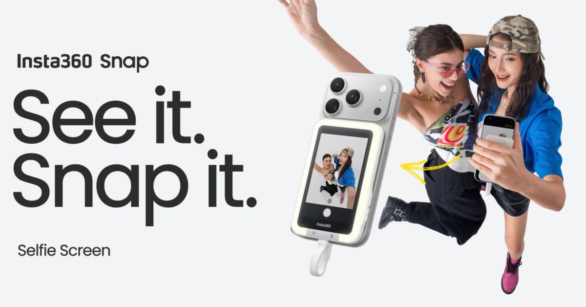 Insta360 присоединяется к тренду задних экранов iPhone с новым монитором Snap