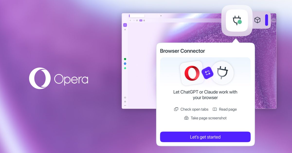Opera расширяет функционал Browser Connector для Opera One и Opera GX