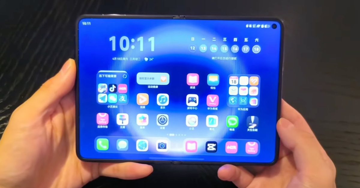 Новый складной телефон Huawei предвосхищает появление iPhone Ultra