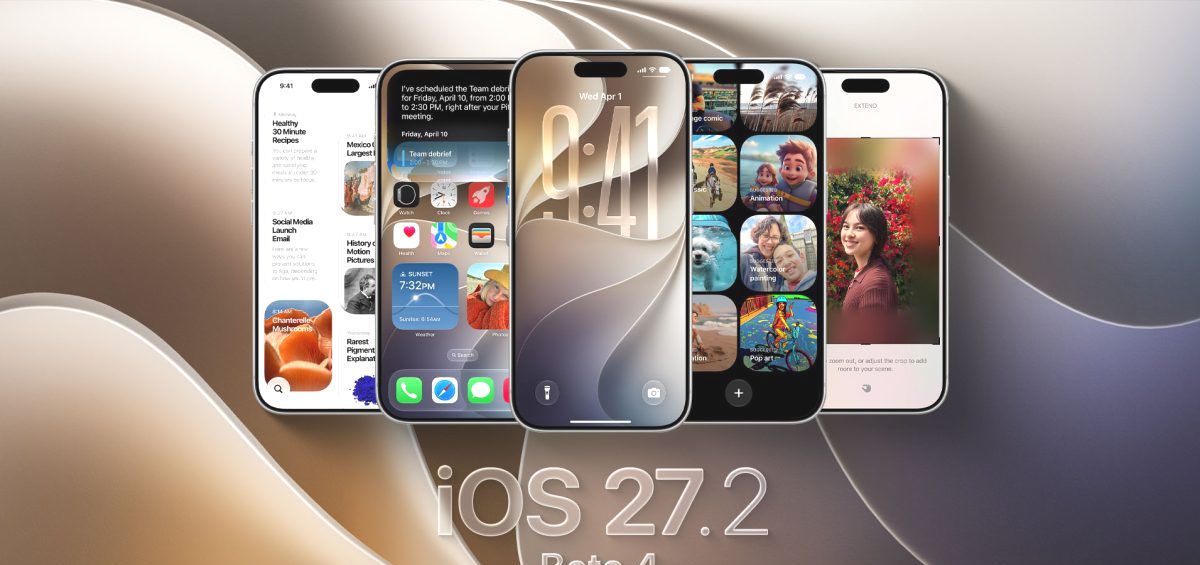 Apple выпускает четвертую бета-версию iOS 27.2 для iPhone